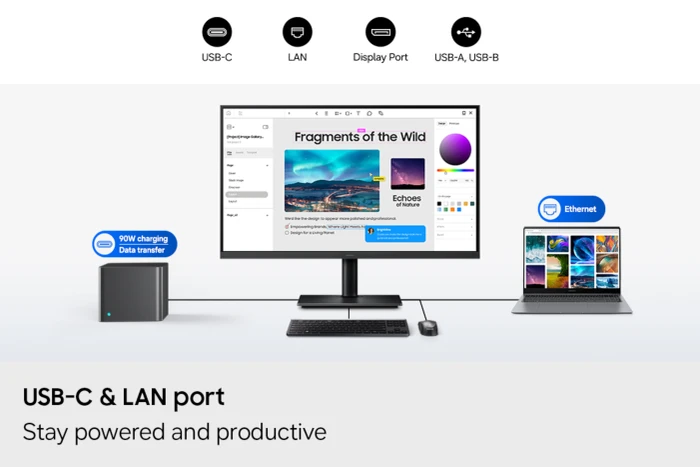 Samsung ViewFinity S8 S80UH, 27"