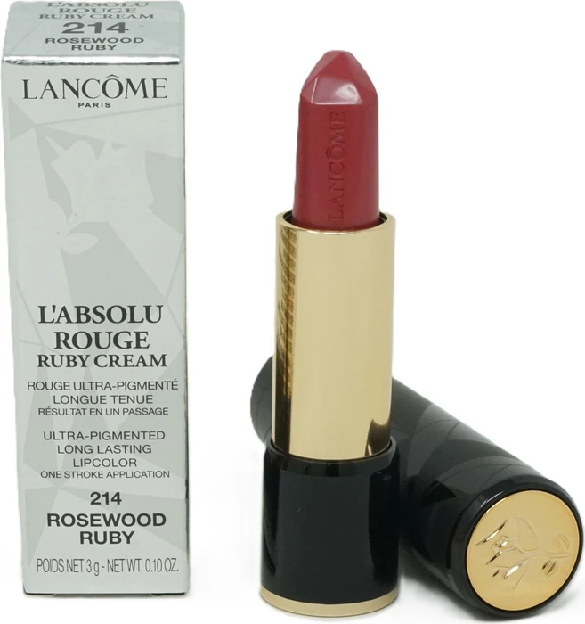 Lancôme L'Absolu Rouge Ruby Cream Lippenstift 214 rosewood ruby, 4.2ml