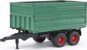 Bruder Profi-Serie Tandemachs-Transportanhänger mit Aufsteckbordwand