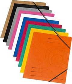 Herlitz Sammelmappe Colorspan mit Eckspanner, A4, farbig sortiert, 10er-Set
