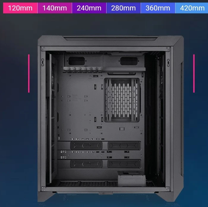 Thermaltake CTE C700 Air, schwarz, Glasfenster