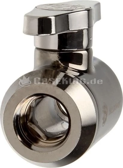 Bitspower Absperrhahn G1/4", schwarz vernickelt