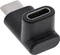 InLine USB-C 3.1 [Buchse] auf USB-C 3.1 [Stecker] Adapter oben/unten gewinkelt schwarz Vorschaubild