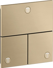 Hansgrohe Axor ShowerSelect ID eckig Kontrollfeld Ventil für 3 Verbraucher brushed bronze