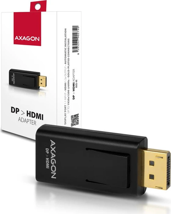 Axagon DisplayPort 1.1 Stecker auf HDMI 1.3 Buchse, Adapter