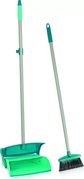 Leifheit Stiel Schmutzcontainer Handkehrer-Set