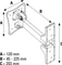 Hama TV-Wandhalterung Fullmotion 5 Sterne XS 1 Arm schwarz Vorschaubild