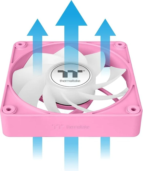 Thermaltake CT140 EX ARGB Sync Reverse Pink, rosa/weiß, 140mm, 3er-Pack