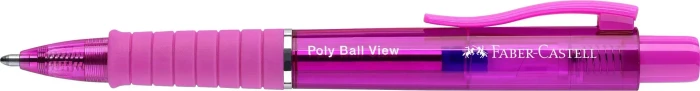 Faber-Castell Poly Ball View XB Kugelschreiber fuchsia