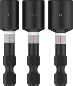 Bosch Professional PRO Impact Steckschlüsselsatz zöllig, 3-tlg.