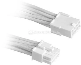 BitFenix Alchemy 8-Pin PCIe Verlängerung 45cm, sleeved weiß/weiß (BFA-MSC-8PEG45WW-RP)