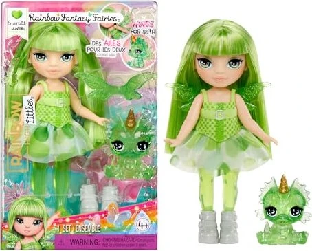 MGA Entertainment Rainbow High - Littles Fantasy Fairies - Emerald