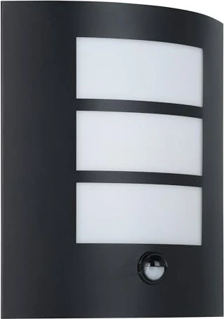 Eglo City Sensor Wandleuchte schwarz