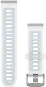 Garmin Schnellwechsel Ersatzarmband 20mm Silikon translucent whitestone/cloud blue with silver hardware