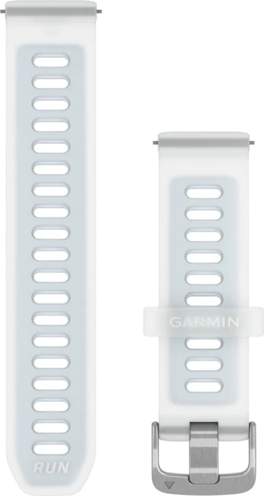 Garmin Schnellwechsel Ersatzarmband 20mm Silikon translucent whitestone/cloud blue with silver hardware
