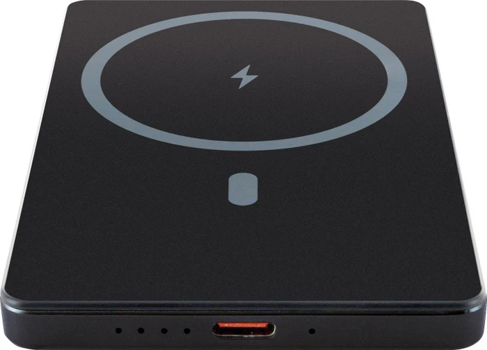 Schwaiger Powerbank Magsafe 5000mAh schwarz/grau