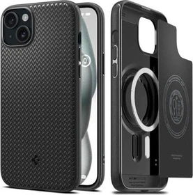 Spigen Mag Armor (MagFit) für Apple iPhone 15 Plus Matte Black