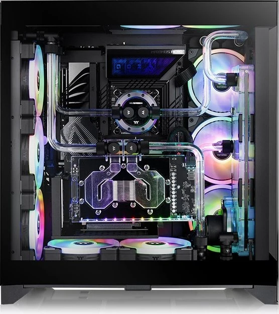 Thermaltake CTE E600 MX Black, schwarz, Glasfenster