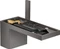 Hansgrohe Axor MyEdition Waschbeckenarmatur 70 mit Push-Open Ablaufgarnitur ohne Platte brushed black chrome Vorschaubild