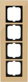 Busch-Jaeger Carat Abdeckrahmen 4-fach Rahmen, gold