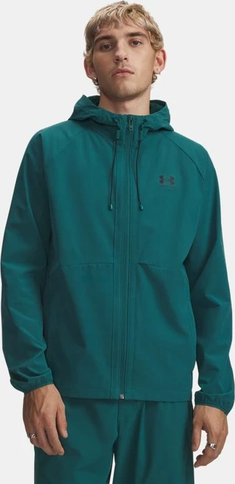 Under Armour Stretch Woven Windbreaker Funktionsjacke rack green/black (Herren)