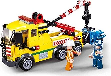 Sluban Town City Scene Large Tow Truck