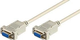 Wentronic Goobay Nullmodemkabel 9-polig auf 9-polig, 2m (68484)