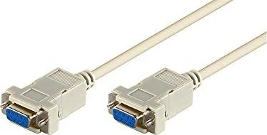 Wentronic Goobay Nullmodemkabel 9-polig auf 9-polig, 2m