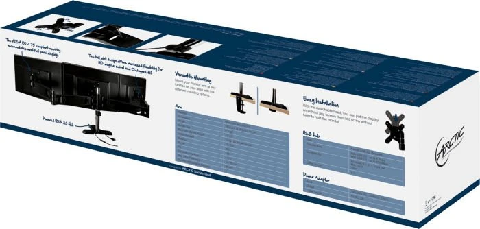 ARCTIC Z3 Pro Monitor Arm schwarz