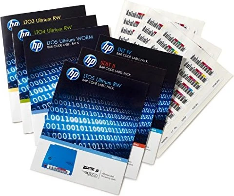 HP Ultrium RW Bar Code Label Pack LTO-6