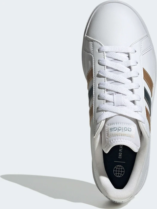 adidas Grand Court Base 2.0 cloud white/magic grey met/wonder gold met. (Herren)