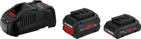 Bosch Professional ProCORE Starterset 18V, 4.0/5.5Ah, Li-Ionen, 2 Akkus [9.5Ah] [171Wh]