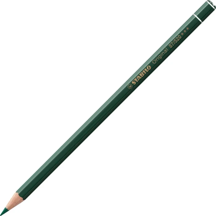 STABILO Original Buntstift chromoxidgrün dunkel, 12er-Pack