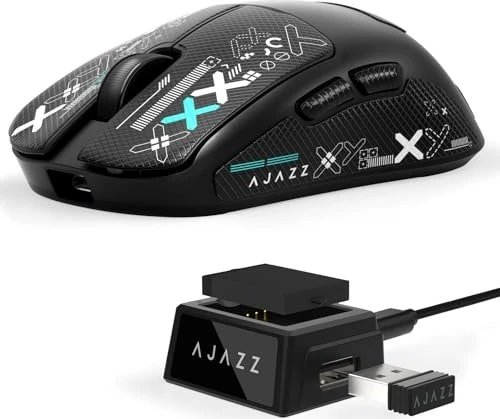 Ajazz AJ159 V2 Wireless Gaming Mouse mit Akku-Ladestation
