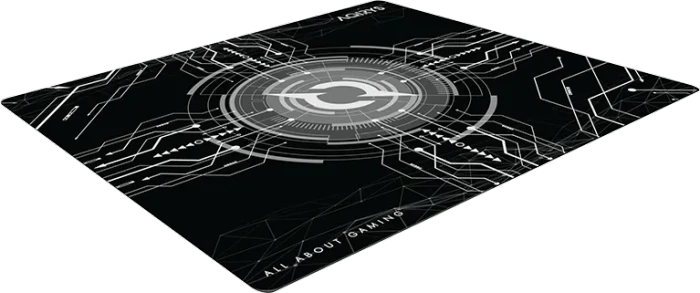 Aqirys Gruis Medium Mouse Pad, 450x400mm, Motiv schwarz/weiß