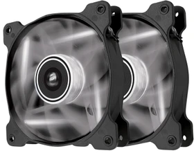 Corsair Air Series AF120 LED White Quiet Edition, 120mm, 2er-Pack