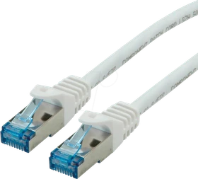 Roline / Secomp GHMT Patchkabel, Cat6a, S/FTP, RJ-45/RJ-45, 1.5m, weiß