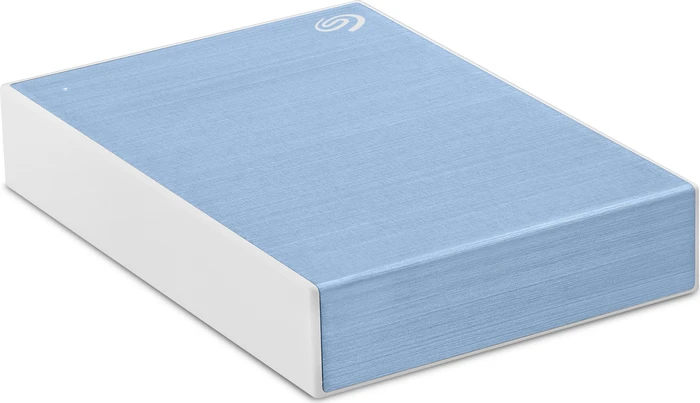 Seagate One Touch Portable HDD, Light Blue, 4TB, +Rescue, USB 3.0 Micro-B