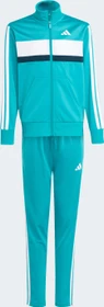 adidas Seasonal Essentials Tiberio 3-Streifen Tricot Trainingsanzug pure teal/aurora ivy/white (Junior)
