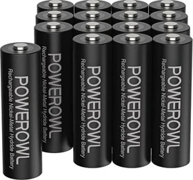 Powerowl Rechargeable Mignon AA 2800mAh, 16er-Pack