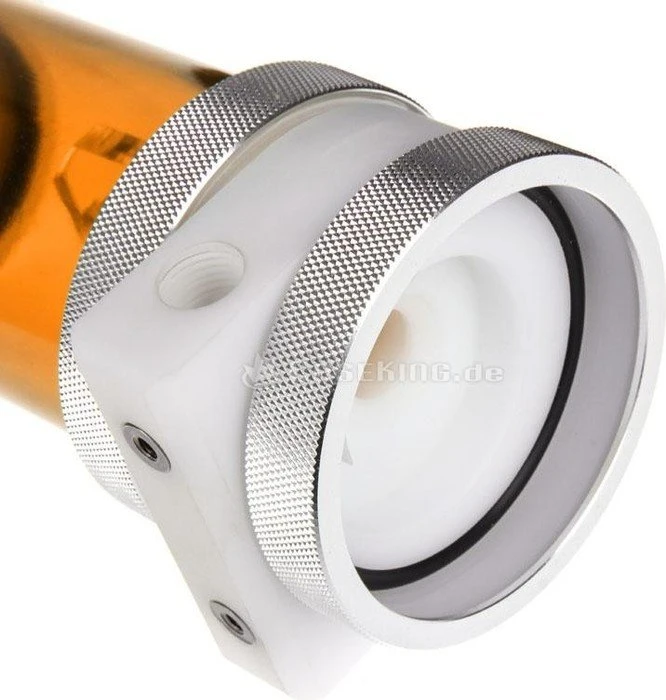 PrimoChill CTR Phase 2 120mm Laing D5, Acetal weiß, orange