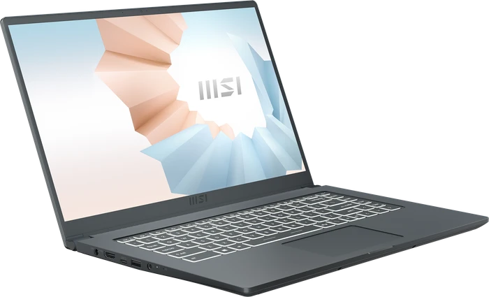 MSI Modern 15 A11SBU-014, Carbon Gray, Core i7-1165G7, 16GB RAM, 512GB SSD, GeForce MX450, DE