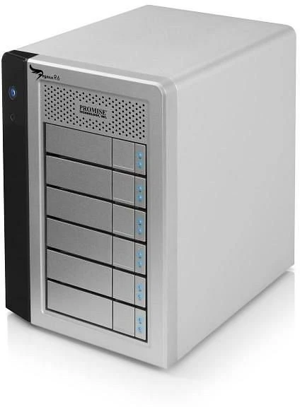 Promise Pegasus R6, 18TB, Thunderbolt 1 / Mini DisplayPort 1.1a