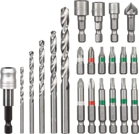 Einhell S-Case Bohrer-/Bits-Zubehörset inkl. Koffer, 22-tlg.