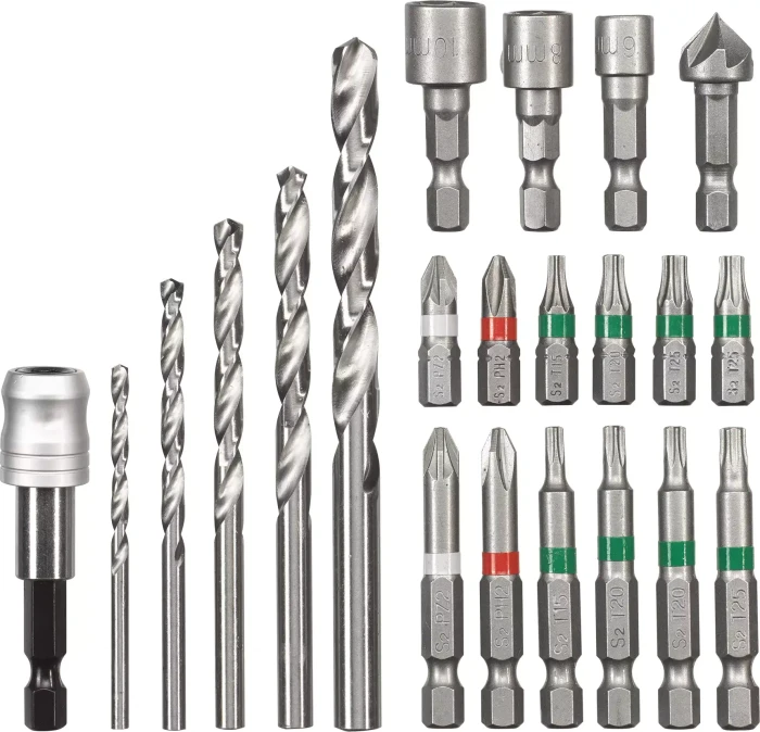 Einhell S-Case Bohrer-/Bits-Zubehörset inkl. Koffer, 22-tlg.
