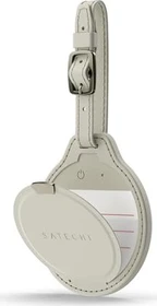 Satechi Vegan-Leather FindAll Luggage Tag sand
