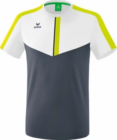 Erima Squad Funktionsshirt kurzarm white/slate grey/bio lime (Herren)