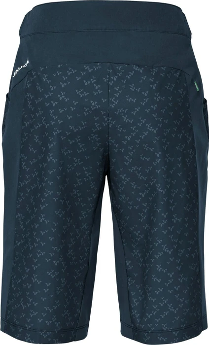 Vaude Ledro Print Shorts Fahrradhose kurz dark sea (Damen)