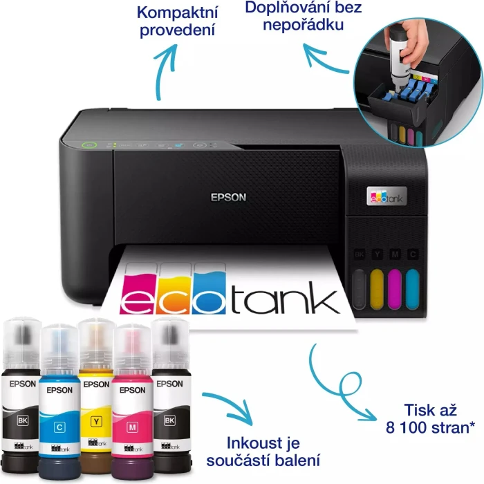 Epson EcoTank L3270, Tinte, mehrfarbig