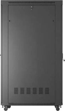Lanberg 19" Rackschrank 42HE, LCD, freistehend, Flat Pack, V2, Glastür, IP20, RAL 9004, 1200mm tief